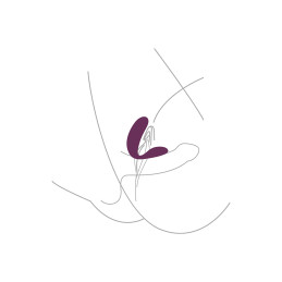 Vibromasseur pour couple Bound Love Xocoon révélant vibrations douces et puissantes