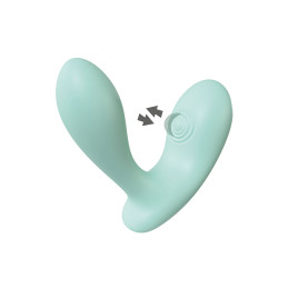 Stimulateur DuoVibe II Tapping et Point G Xocoon offrant stimulation double et ciblée