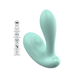 Stimulateur DuoVibe II Tapping et Point G Xocoon révélant vibrations puissantes et réglables