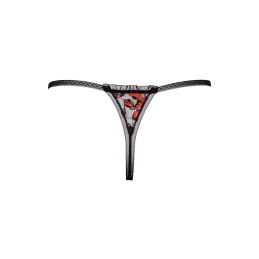 String dentelle ouvert bicolore – Cottelli LINGERIE révélant strass et perles