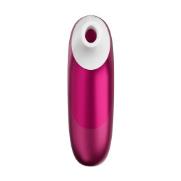 Stimulateur clitoridien Womanizer Pro rose explorant orgasmes intenses et doux