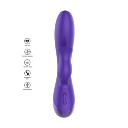 Vibro Rabbit Unchained Love Xocoon révélant silicone doux et design ergonomique