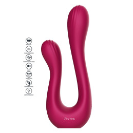 Double vibro flexible Sync Sensation Xocoon révélant silicone doux et angle ajustable