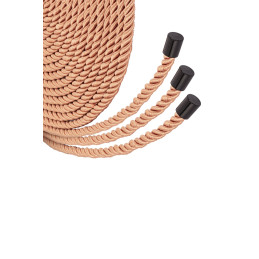 Coffret 3 cordes de bondage Premium Rosy Gold inspirant des jeux raffinés et érotiques