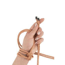 Coffret 3 cordes de bondage Premium Rosy Gold pour moments intenses et passionnés