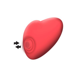 Stimulateur Heartbeat Xocoon pulsations et vibrations clitoris lèvres