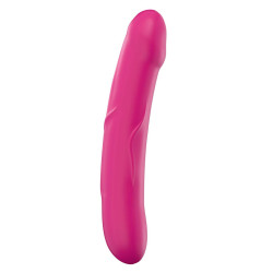 sextoy gode real sensation m rose, design semi-réaliste.