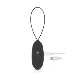 Oeuf vibrant télécommandé noir LUV EGG plaisir secret rechargeable