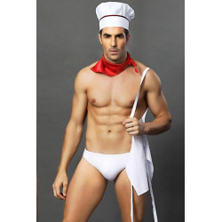 costume cuisinier, idéal pour une ambiance torride.