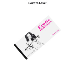 Chéquier Erotic Challenges, couverture frontale inspirée de jeux coquin