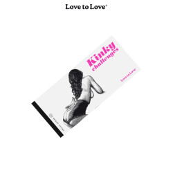 Chéquier Kinky Challenges ouvert, ambiance intrigante.