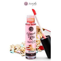 Flacon de gloss stimulant Secret Play, parfum popcorn.