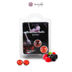 Brazilian Balls baies rouges,Sensation fruitée fondante