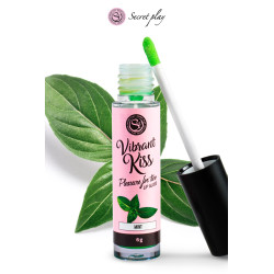 Brillant à lèvres stimulant menthe, Baiser stimulant mentholé