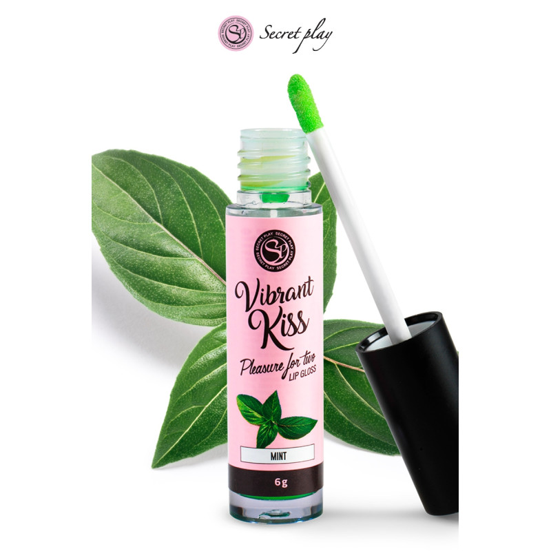 Brillant à lèvres stimulant menthe, Baiser stimulant mentholé
