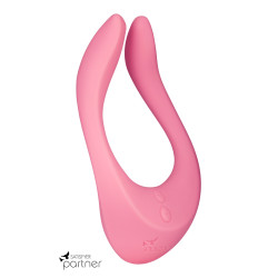 Stimulateur couple Endless Joy rose,Design ergonomique pour un plaisir partagé