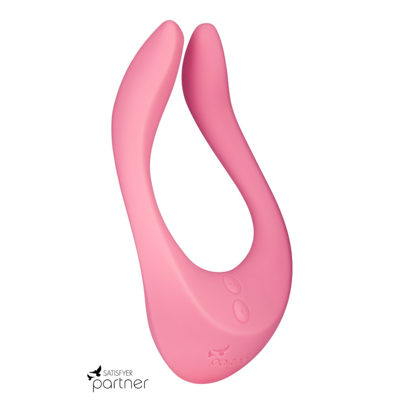 Stimulateur couple Endless Joy rose,Design ergonomique pour un plaisir partagé