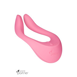 Stimulateur couple Endless Joy rose,100 modes de vibrations pour une exploration intime