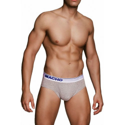 Slip MC088 gris coupe classique Macho