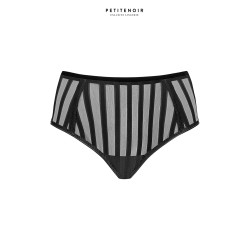 Culotte tulle rayé transparence stylée hanches