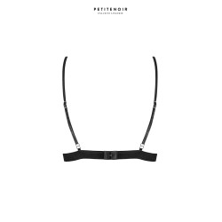 Soutien-gorge triangle dentelle et velours,agrafes dos réglables féminité