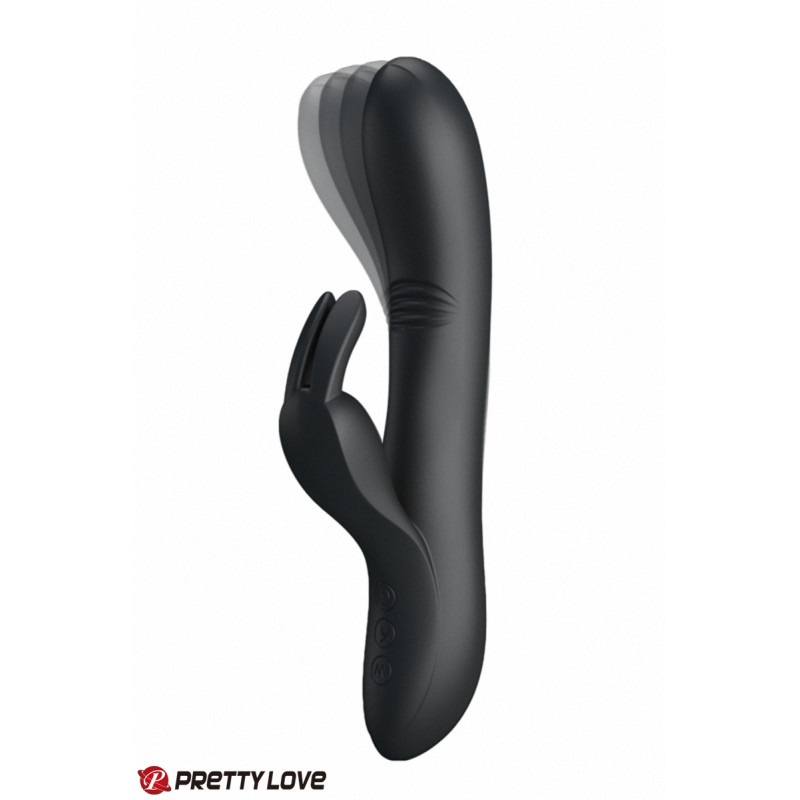 Vibro Rabbit Dylan noir stimulation vagin clitoris