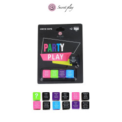 Jeu 5 dés Party Play dé couleur parties du corps
