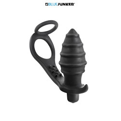 Plug anal vibrant et cockring double anneau stimulation