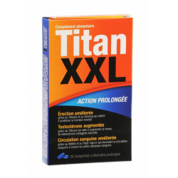 Titan XXL 20 comprimés stimulant sexuel de Labophyto, pour l'endurance d'une force monumentale.