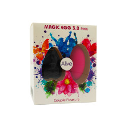 Oeuf vibrant télécommandé Magic egg 3 rose Usage discret, même sous l'eau pour une expérience complète.