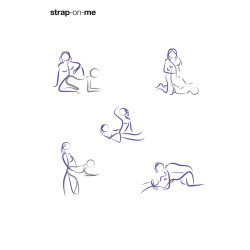 Strap-on-me Vibrant Violet L, ergonomie pensée pour l’intime