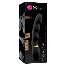 Vibromasseur Too Much 2.0 Dorcel flexible, alliant confort, puissance et élégance pour une expérience unique et raffinée