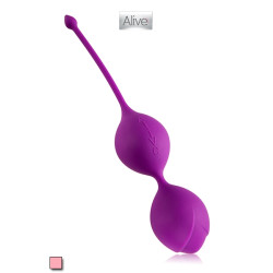 boules de geisha u-tone ovales rose et blanches