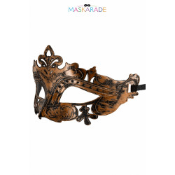 Masque cuivre pour homme, idéal pour garder l’anonymat avec style et mystère