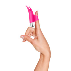 Doigt vibrant Delight, design élégant, courbes harmonieuses et texture satinée