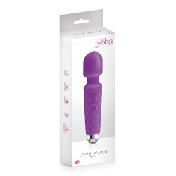 Vibro Love Wand rechargeable violet, design ergonomique dédié à l’éveil des sensations