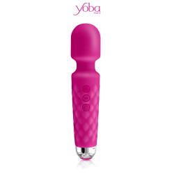 Vibro Love Wand rechargeable rose, sextoy waterproof pour plaisir sous la douche