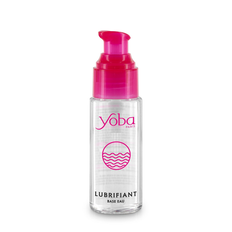 Lubrifiant eau Yoba 50ml, compatibilité parfaite avec sextoys et préservatifs