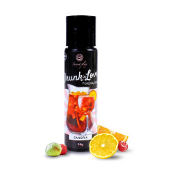 Lubrifiant arôme sangria 60 ml, texture crémeuse évoquant la douceur de la sangria
