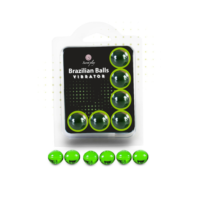 6 Brazilian Balls effet vibrator procurant un effet vibrant lors des jeux érotiques