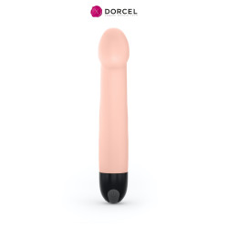 Vibro Real Vibration M en silicone soft touch, puissant, 10 modes de vibration, forme courbée pour plaisir ciblé
