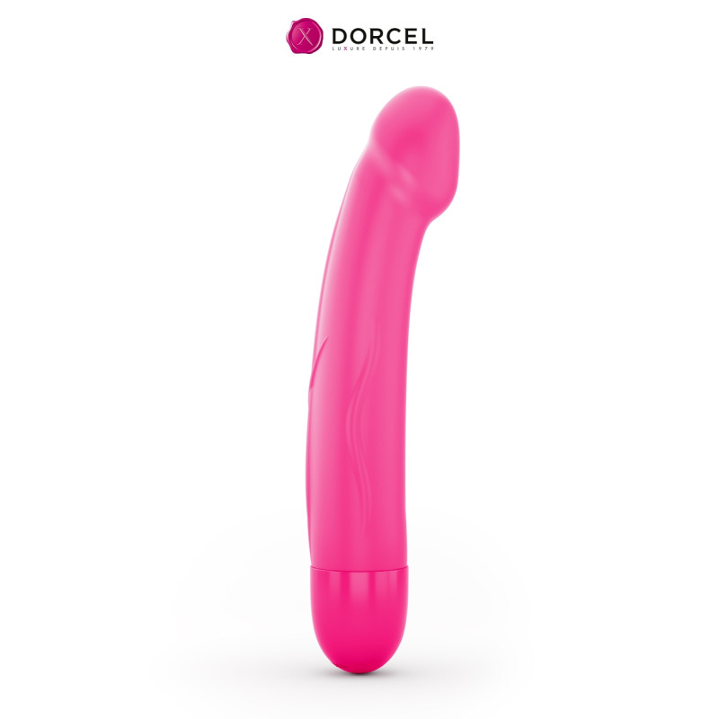 Vibro rechargeable Real Vibration rose M, design semi-réaliste pour une stimulation ciblée
