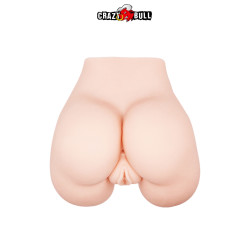 Masturbateur fessier hyper réaliste Crazy Bull, vagin et anus texturés