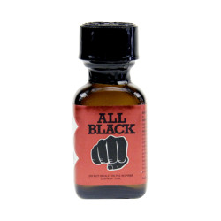 Poppers All Black 24 ml propyle, flacon effet euphorisant et stimulant
