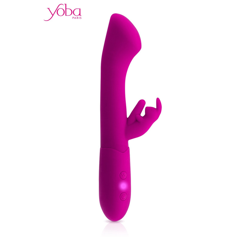 Vibromasseur rabbit Bella, stimule simultanément clitoris et point G pour un plaisir intense.