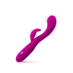 Vibromasseur rabbit Bess, silicone premium hypoallergénique pour un confort optimal et sécurisé.