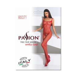 Combinaison BS071 Rouge, lingerie sexy idéale pour soirée club ou tenue osée