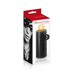 Bougie basse température noire délicatement fondue, pour explorer de nouvelles sensations en duo