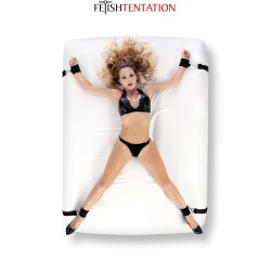 Kit sangles de lit Fetish Tentation, sangles réglables pour immobilisation confortable
