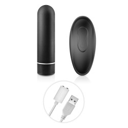Bullet télécommandé My Duke Black Empire, mini stimulateur raffiné pour sensations intimes variées
